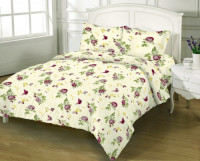 Постельное белье Zastelli 2649 Украшение бязь Gold USA евро