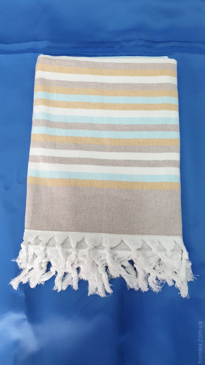 Полотенце пляжное FinLine Turkish Towel Exclusive Peshtemal 90x180 см, цвет Vp09