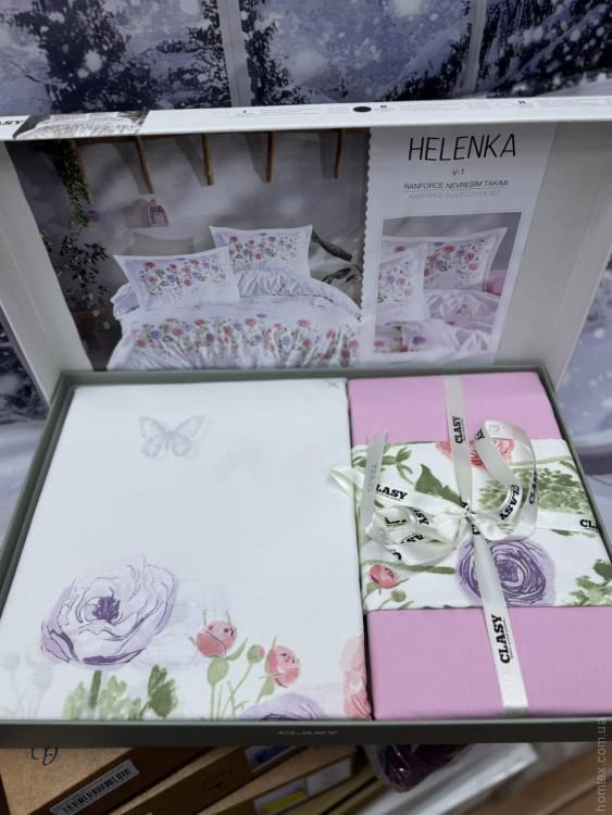 Постільна білизна Aran Clasy Ranforce Helenka V-1 євро