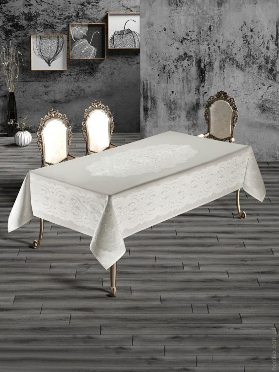 Скатерть Masali Var.4  White 160х220 см