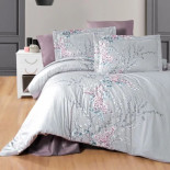 Постельное белье First Choice WISTERIA LILAC сатин Delux евро