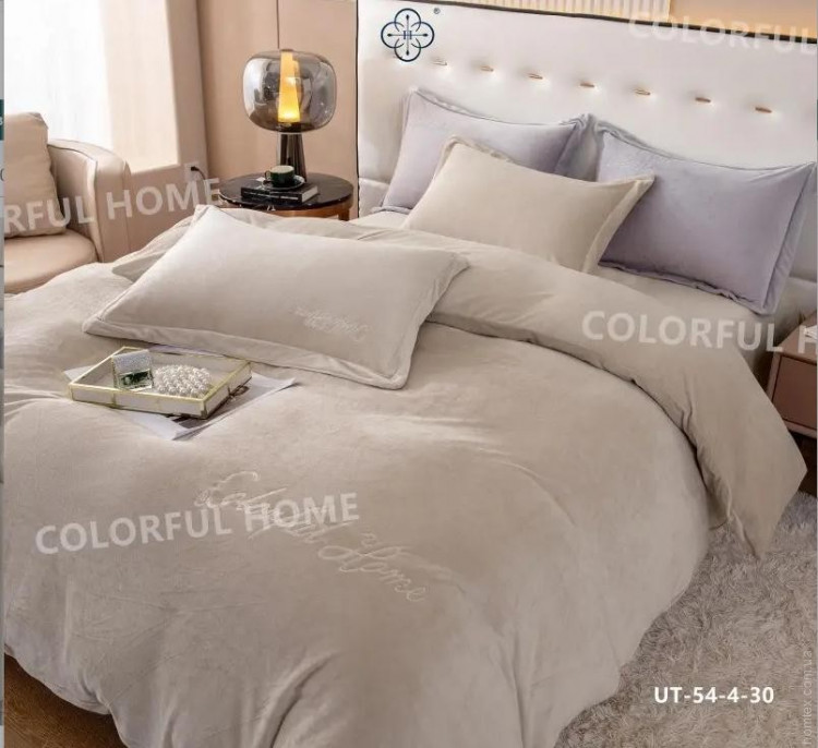 Постельное белье Colorful Home велюр UT-54-4-30 V05 евро