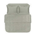 Постельное белье Lotus Home сатин Dakota Modern хаки семейный