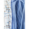 Набор постельное белье с пледом Karaca Home Vella mavi 2020-1 голубой евро