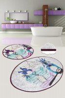 Набор ковриков для ванной Chilai Home LAVANTA DJT 60x100 см + 50x60 см