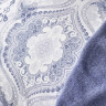 Набор постельное белье с пледом Karaca Home Arlen indigo евро