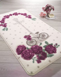 Коврик для ванной Confetti Bella Vintage Bike Mor 80x140 см