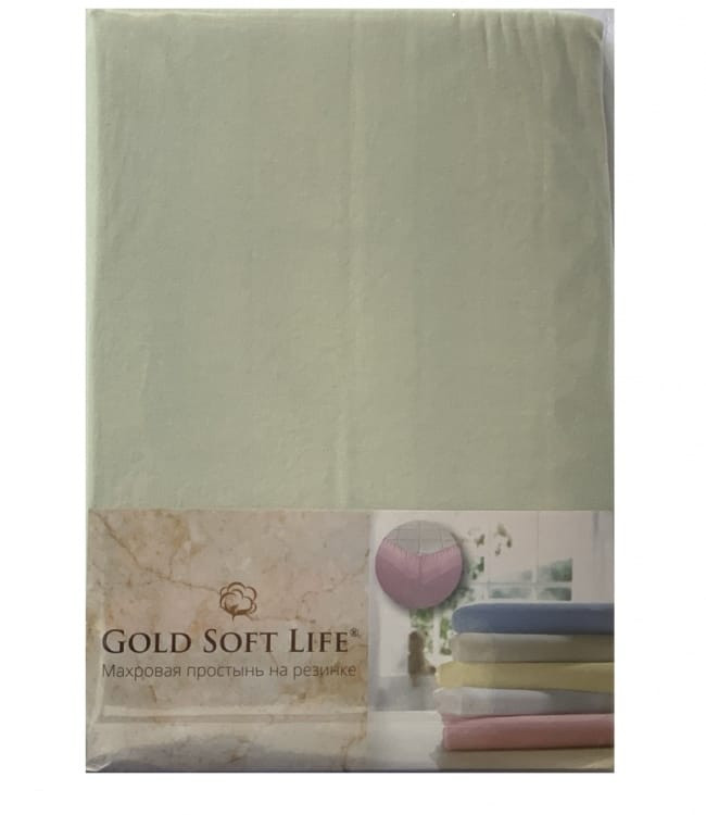 Простынь трикотажная на резинке Gold Soft Life Terry Fitted Sheet ...