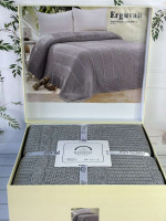 Плед акриловий Romeo Home Erguvan gri сірий 220х240 см
