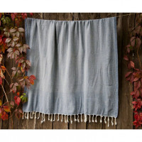 Плед-накидка Barine Tan Throw denim синий 125x180 см 