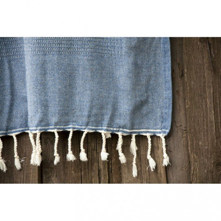 Плед-накидка Barine Tan Throw denim синий 125x180 см