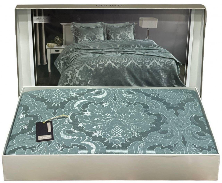 Покривало Dantela Vita Armada maldiv 260x260 см з наволочками