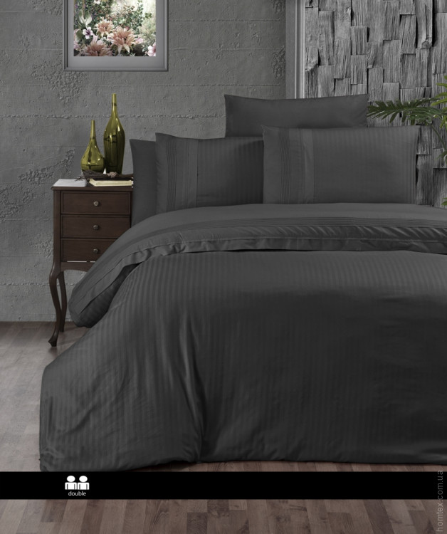 Постельное белье First Choice De Luxe Gala anthracite евро Постельное белье First Choice De Luxe Gala anthracite евро