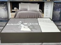 Постельное белье Romeo Home муслин с пике - покрывалом Muse евро