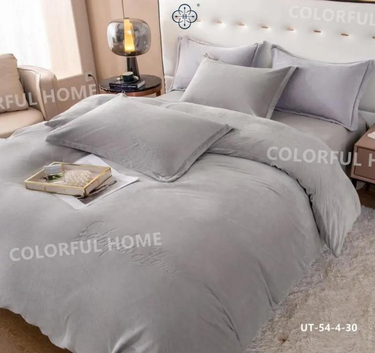 Постільна білизна Colorful Home велюр UT-54-4-30 V06 євро