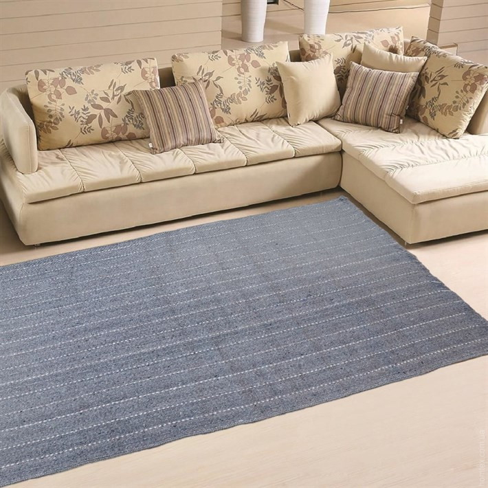 Коврик IzziHome  NATUREL RUG stripe grey 80x150 см