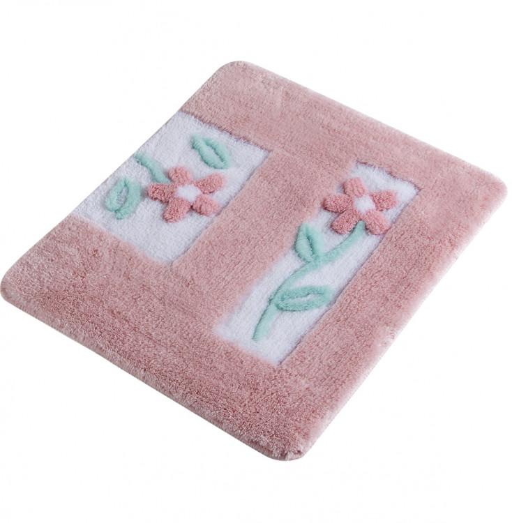 Коврик для ванной Chilai Home Linda Pembe 50x60 см