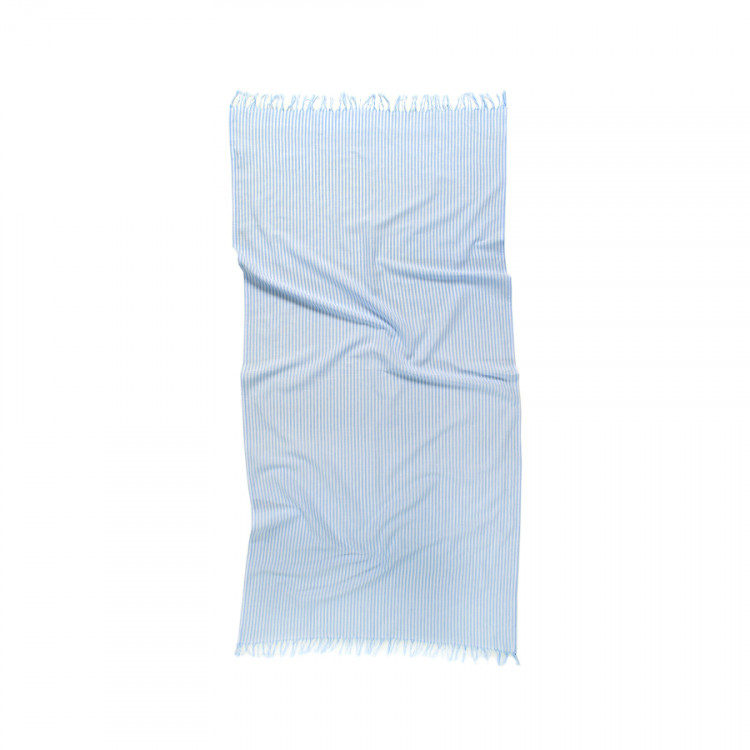 Полотенце Lotus Home Pestemal Argosa stripe light-blue голубой 85х175 см