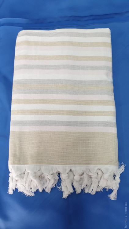 Полотенце пляжное FinLine Turkish Towel Exclusive Peshtemal 90x180 см, цвет Vp11