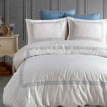 Постельное белье Dantela Vita Misra blue евро