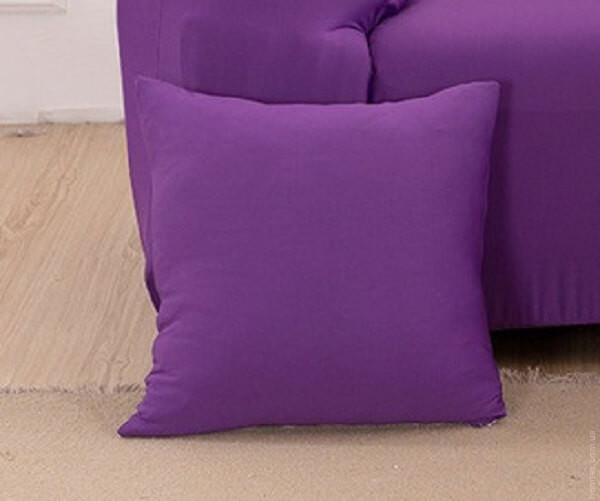 Наволочка декоративная HomyTex 45x45 см Фиолетовая