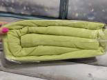 Простирадло трикотажне Bestclass Home 200×200+25 см на гумці з наволочками, фісташкова