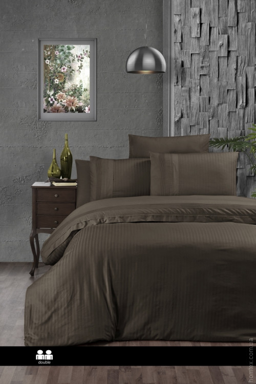 Постельное белье First Choice De Luxe Gala brown евро Постельное белье First Choice De Luxe Gala brown евро