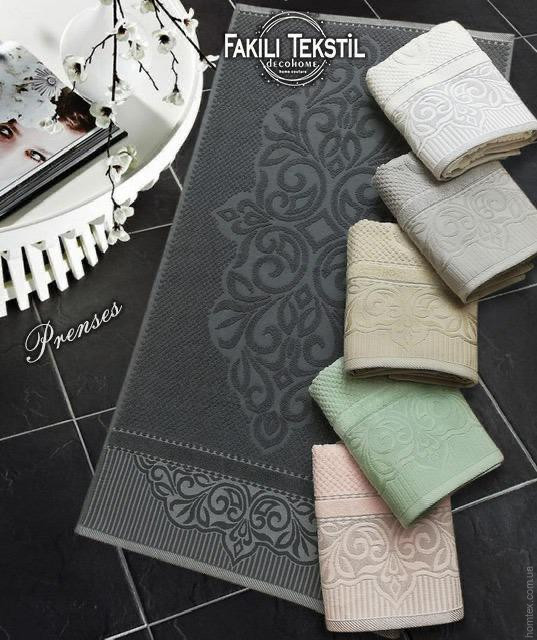 Набор махровых полотенец Fakili Tekstil vip cotton Premses 50x90 см из 6-ти штук