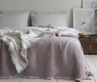 Муслинове покривало La Modno Magic beige 230x250 см