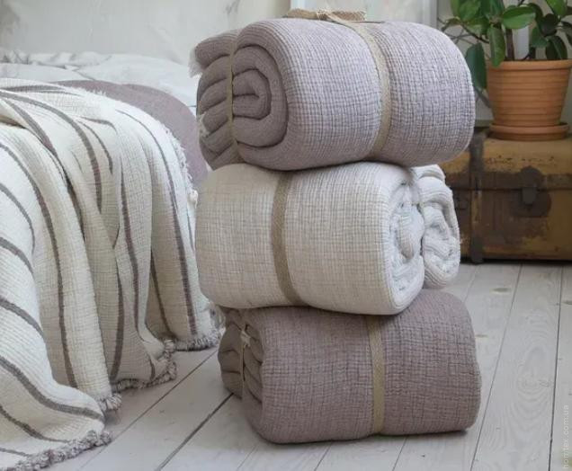 Муслиновое покрывало La Modno Magic beige 230x250 см