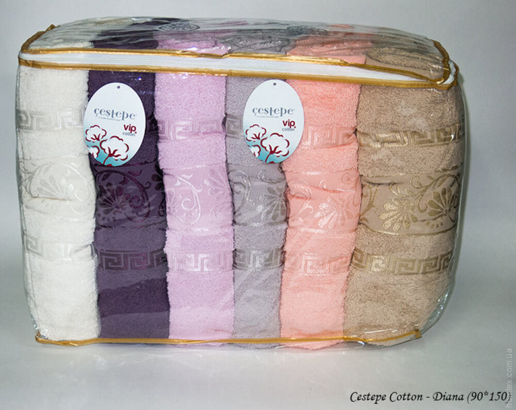 Набір махрових рушників Cestepe VIP Cotton Diana 70х140 см