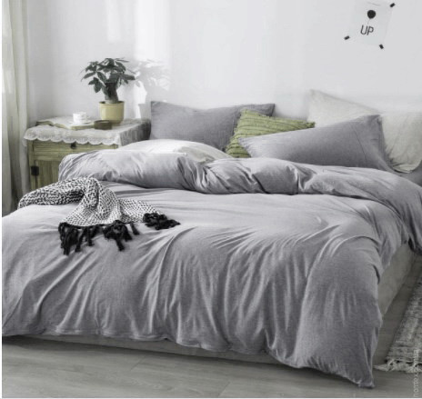 Пододеяльник Almira Mix фланель серый 160x220 см