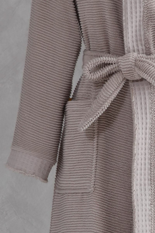 Халат женский с капюшоном Pavia ILARIA BEIGE (бежевый)