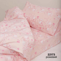 Постільна білизна Вилюта 22173 рожевий ранфорс для малюків