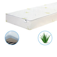 Наматрасник Mirson Alberto Silk Aloe Vera 150x200 см, №1037 (обычный на резинке по периметру)