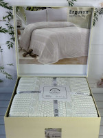 Плед акриловий Romeo Home Erguvan cream кремовий 220х240 см