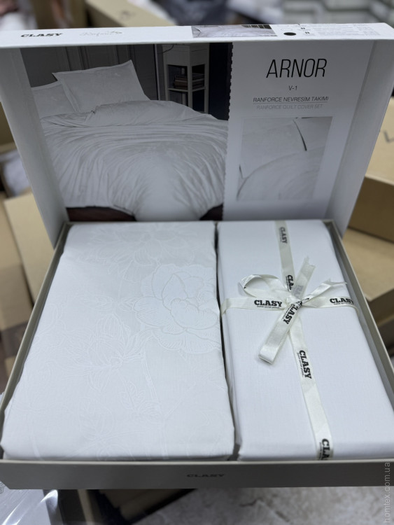 Постельное белье Aran Clasy Ranforce Arnor V-1 семейный Постельное белье Aran Clasy Ranforce Arnor V-1 семейный