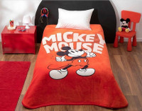 Плед дитячий Tac Disney Mickey Mouse classic red 160x220 см