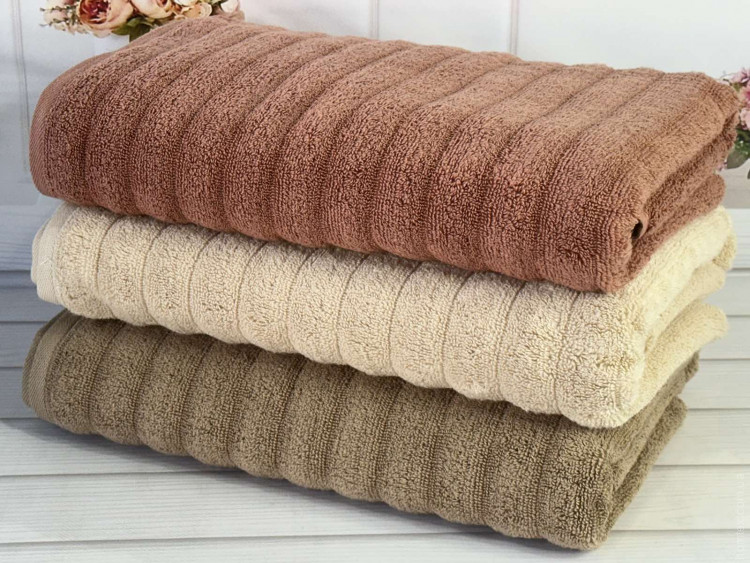 Набір махрових рушників Sweet Dreams Royal-Oranj з 3-х штук 50х90 см