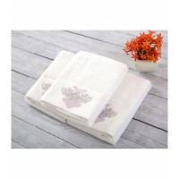 Набор полотенец махровых Irya Adore white белый 50x90 см 2 шт.