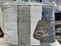 Набор махровых полотенец Sikel из 4-х штук 50х90 см, модель 21 Набор махровых полотенец Sikel из 4-х штук 50х90 см, модель 21