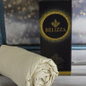 Простирадло на резинці Belizza світло бежева 180х200 см + 2 наволочки 50х70 см