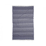 Рушник Barine Pestemal - Nordic indigo синій 90х160 см