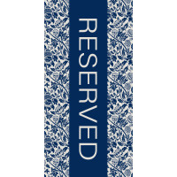 Пляжное полотенце Maisonette Reserved 350 г/м2 75х150 см 