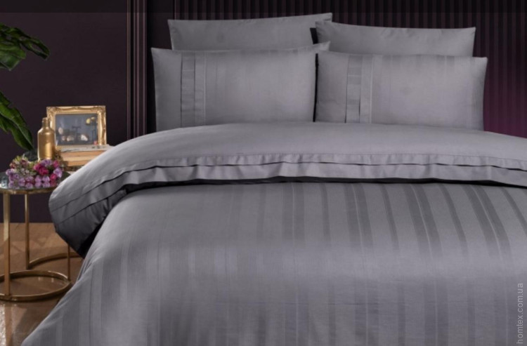 Постільна білизна First Choice Deluxe Ranforce Glosland Quick silver євро