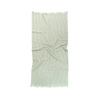 Полотенце Lotus Home Pestemal Argosa stripe green зеленый 85х175 см