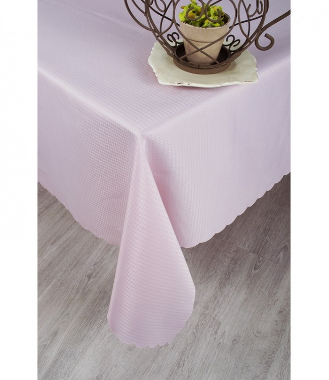 Скатерть Bianca Luna Coline розовая 160x350 см 