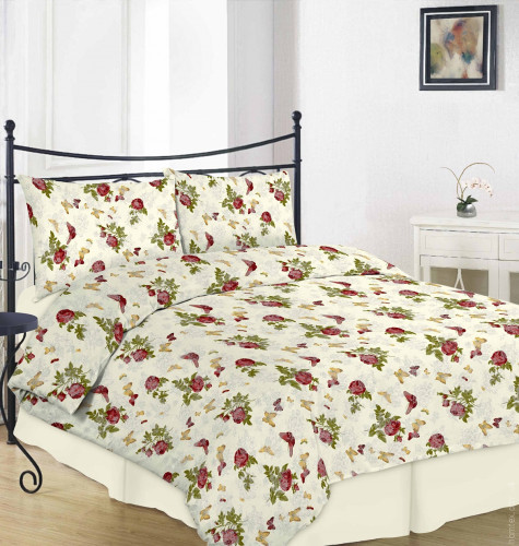 Постельное белье Zastelli 40-0065 Bordo бязь Gold евро