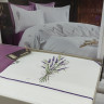 Постельное белье Dantela Vita Lavender с вышивкой евро