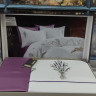 Постельное белье Dantela Vita Lavender с вышивкой евро